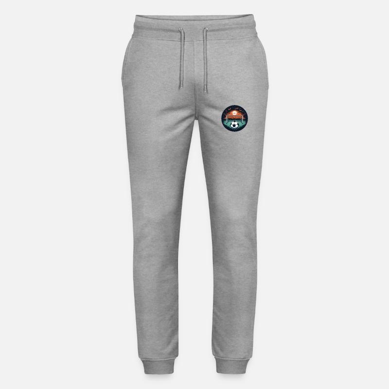 Fußballplatz an Halloween - Stanley/Stella Unisex Bio Jogginghose Mover  - Grau meliert