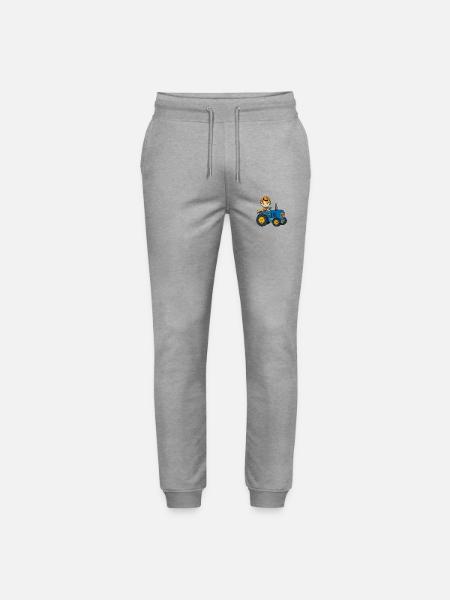Traktor Junge Kinder - Stanley/Stella Unisex Bio Jogginghose Mover  - Grau meliert