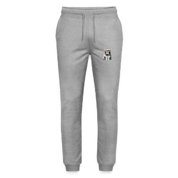 Domestic Cat, Cat, Pet, Cat Owner, Kitten - Stanley/Stella Mover Unisex Organic Jogging Trousers - heather grey - Front - Marisol (170cm) & Nik (191cm)