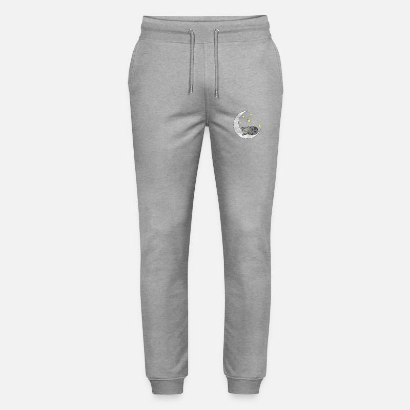 Katze - Stanley/Stella Unisex Bio Jogginghose Mover  - Grau meliert