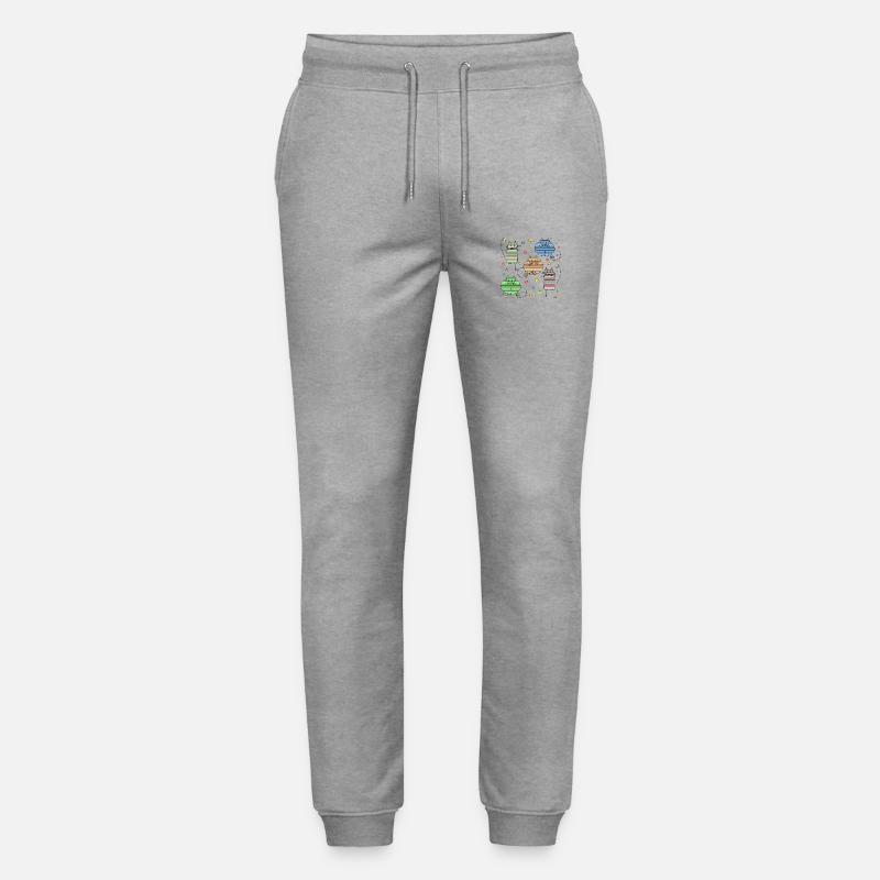 Chats - Pantalon de jogging bio MOVER Stanley/Stella unisexe - gris chiné