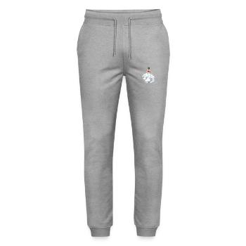 Bride, Wedding, Groom, Marriage, Bachelorette Party - Stanley/Stella Mover Unisex Organic Jogging Trousers - heather grey - Front - Marisol (170cm) & Nik (191cm)