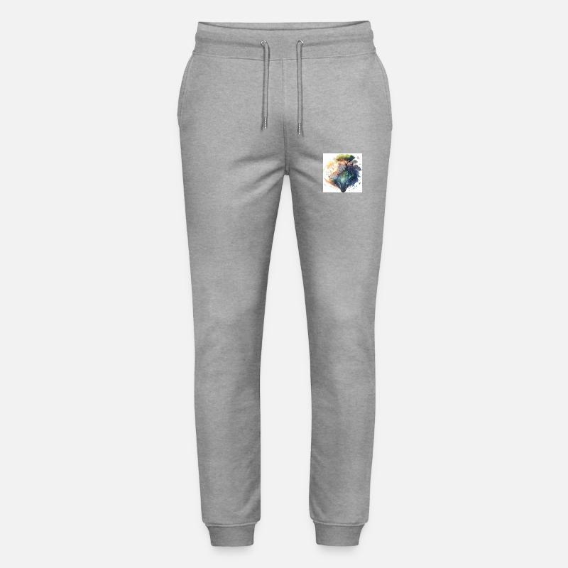Les loups - Pantalon de jogging bio MOVER Stanley/Stella unisexe - gris chiné