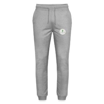 Skater - Stanley/Stella Unisex Bio Jogginghose Mover  - Grau meliert - Vorne - Marisol (170cm) & Nik (191cm)