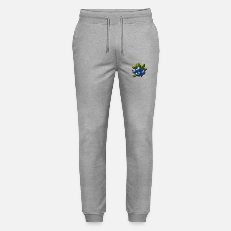 Heidelbeeren - Stanley/Stella Unisex Bio Jogginghose Mover  - Grau meliert