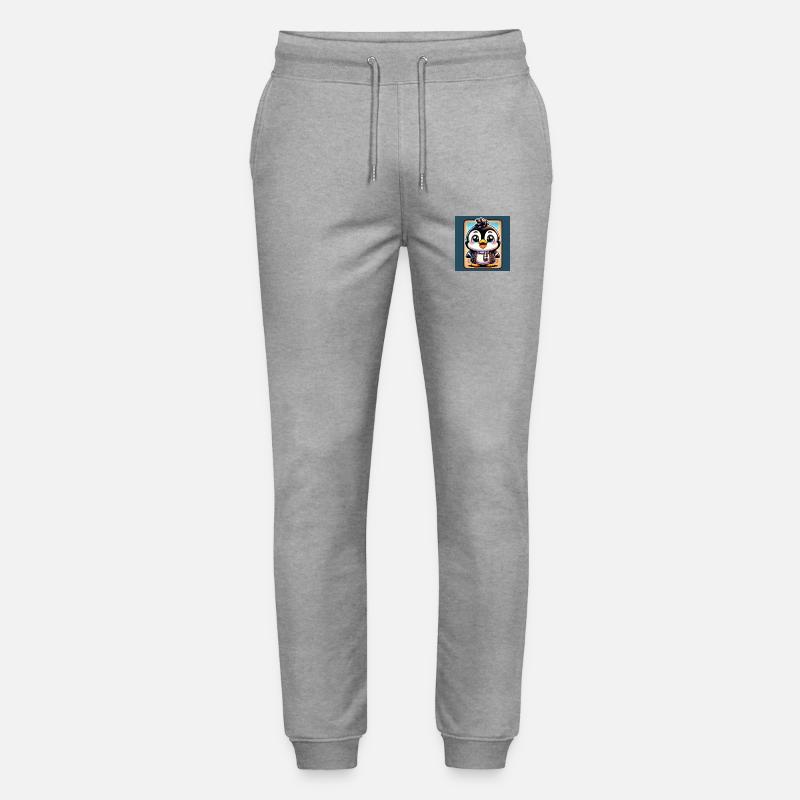 Pingouins - Pantalon de jogging bio MOVER Stanley/Stella unisexe - gris chiné