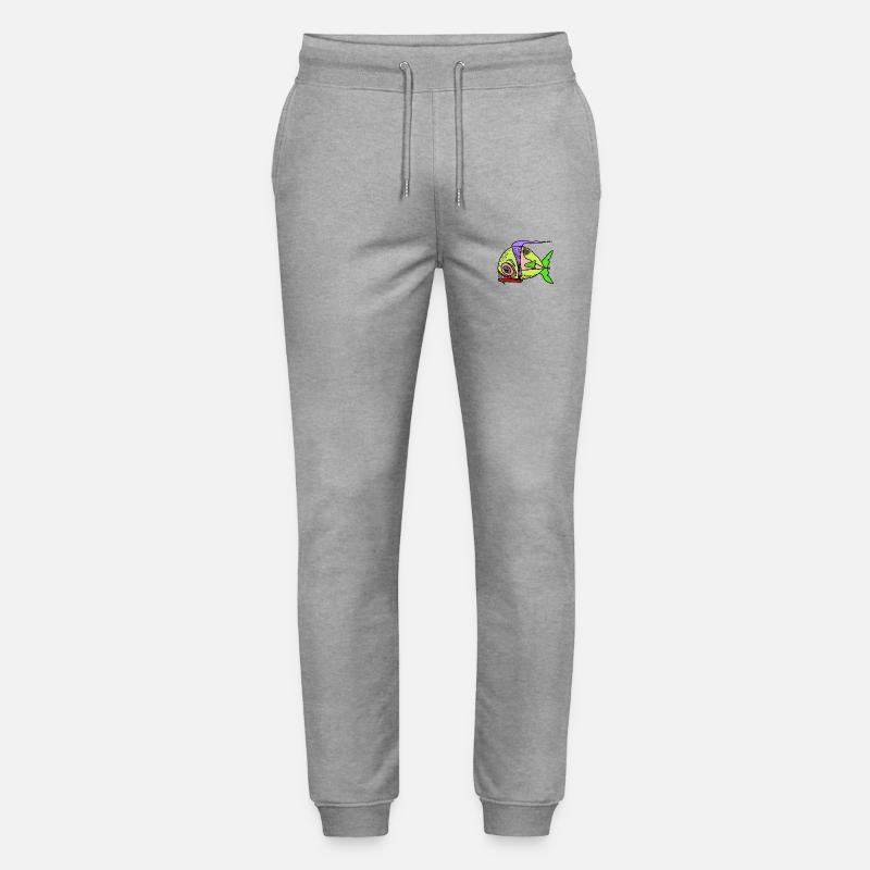 Fisch - Stanley/Stella Unisex Bio Jogginghose Mover  - Grau meliert