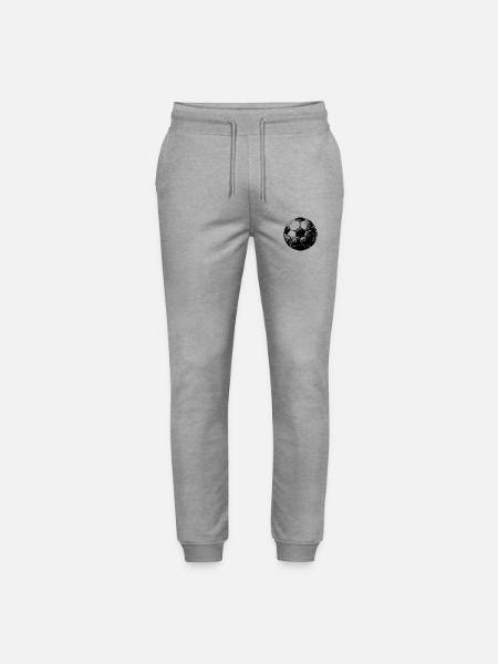Fußball für Fußballversteher - Stanley/Stella Unisex Bio Jogginghose Mover - Grau meliert