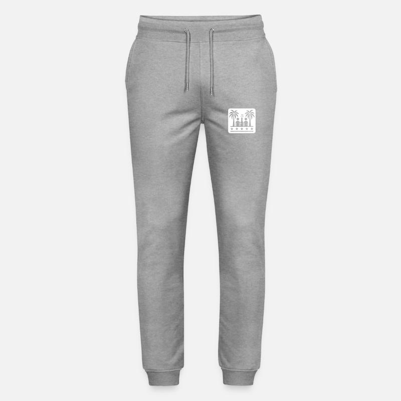 Drinking Beach Party - Stanley/Stella Unisex Bio Jogginghose Mover  - Grau meliert