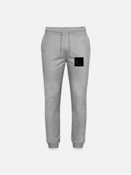 Rainbow Butterfly Créa - Stanley/Stella Mover Unisex Organic Jogging Trousers - heather grey
