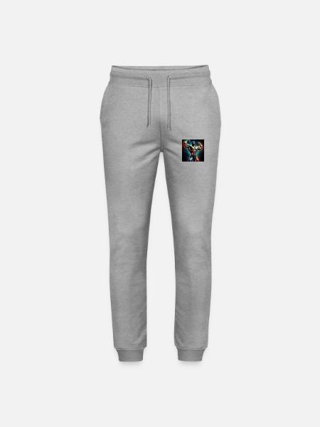 Bodybuilding - Stanley/Stella Mover Unisex Organic Jogging Trousers - heather grey