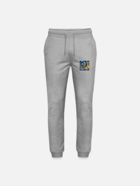 Bishop 1 - Stanley/Stella Mover Unisex Organic Jogging Trousers - heather grey