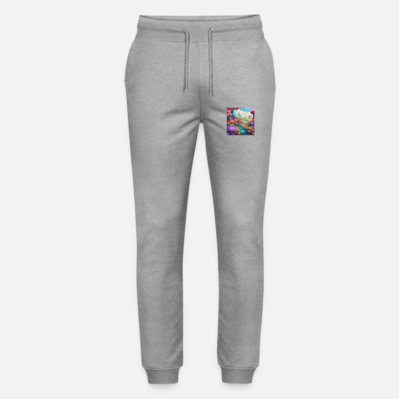 Fleurs 1 - Pantalon de jogging bio MOVER Stanley/Stella unisexe - gris chiné