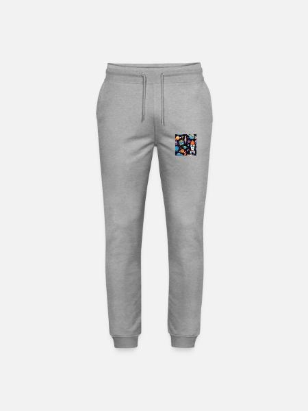 Space is close - Stanley/Stella Unisex Bio Jogginghose Mover  - Grau meliert