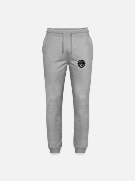 Schweizer Berge - Stanley/Stella Unisex Bio Jogginghose Mover - Grau meliert