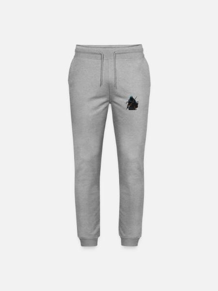 Dark Night Samurai Episode 1 - Stanley/Stella Mover Unisex Organic Jogging Trousers - heather grey