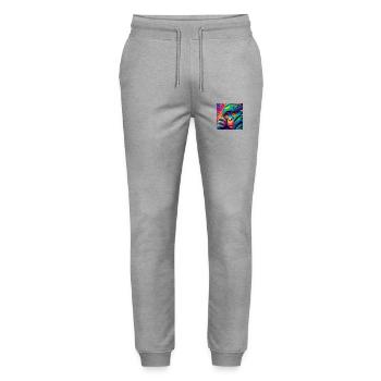 Designer 2024 09 03T145145649 ypmf6nai QHxOkv5v - Stanley/Stella Unisex Bio Jogginghose Mover  - Grau meliert - Vorne - Marisol (170cm) & Nik (191cm)