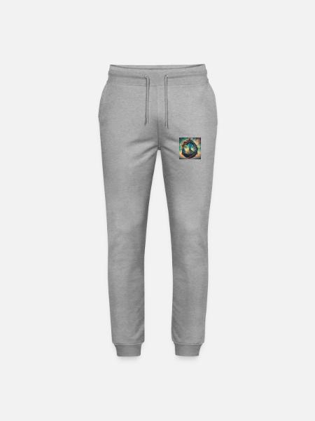 Magic Portal - Stanley/Stella Mover Unisex Organic Jogging Trousers - heather grey