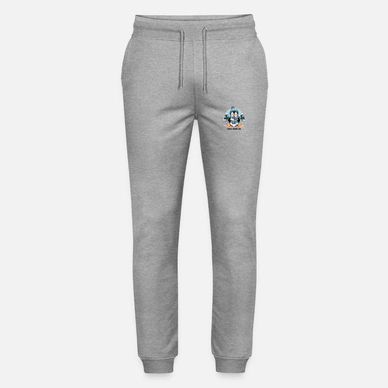 Chill Mode On - Stanley/Stella Mover Unisex Organic Jogging Trousers - heather grey