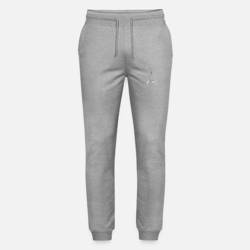 UNKNOWN SILENCE - Stanley/Stella Mover Unisex Organic Jogging Trousers - heather grey