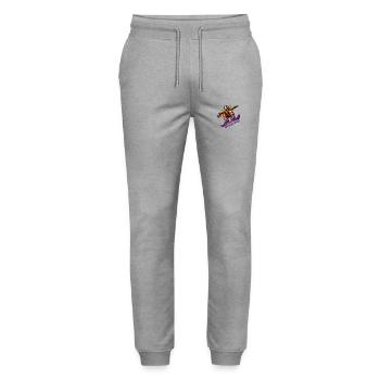 Snowboard - Stanley/Stella Unisex Bio Jogginghose Mover  - Grau meliert - Vorne - Marisol (170cm) & Nik (191cm)