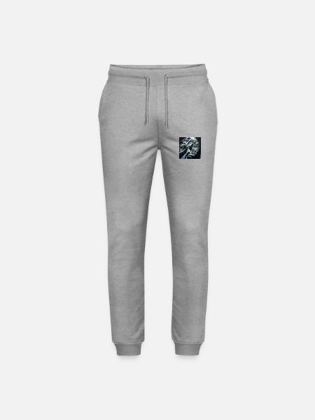 Baggy Jeans - Stanley/Stella Mover Unisex Organic Jogging Trousers - heather grey