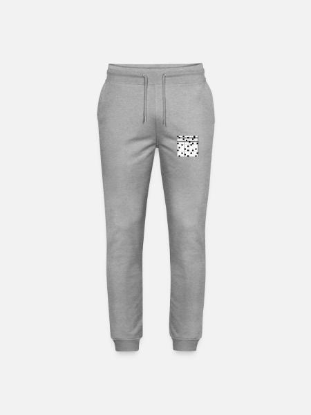 Crossword Puzzle DIY - Stanley/Stella Mover Unisex Organic Jogging Trousers - heather grey