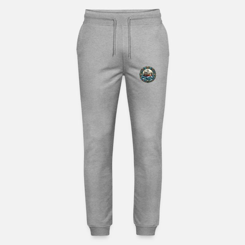 Bateau de pêche - Pantalon de jogging bio MOVER Stanley/Stella unisexe - gris chiné