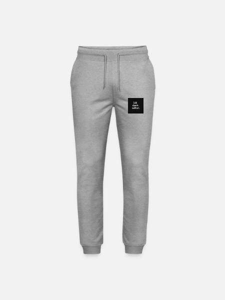 Ich denk selbst. - Stanley/Stella Unisex Bio Jogginghose Mover - Grau meliert