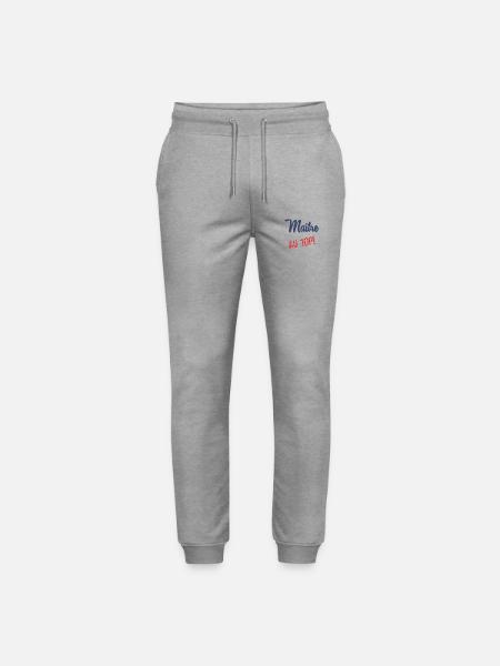MASTER AT THE TOP - Stanley/Stella Mover Unisex Organic Jogging Trousers - heather grey