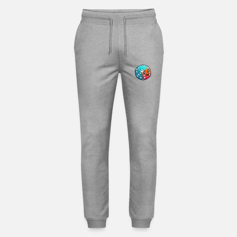 würfel comic - Stanley/Stella Unisex Bio Jogginghose Mover  - Grau meliert