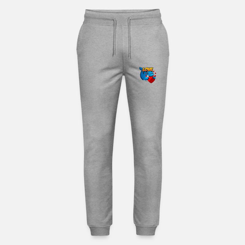 Love - Stanley/Stella Unisex Bio Jogginghose Mover  - Grau meliert