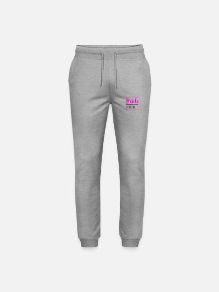 Bride Loading - Stanley/Stella Mover Unisex Organic Jogging Trousers - heather grey