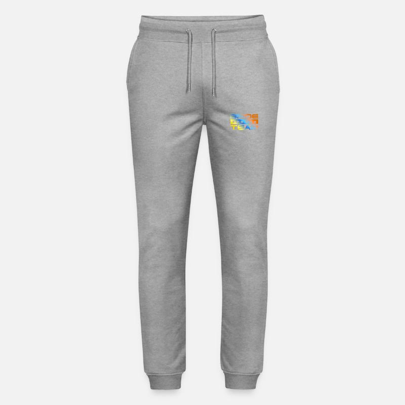 Bride Crew Bunt - Stanley/Stella Unisex Bio Jogginghose Mover  - Grau meliert