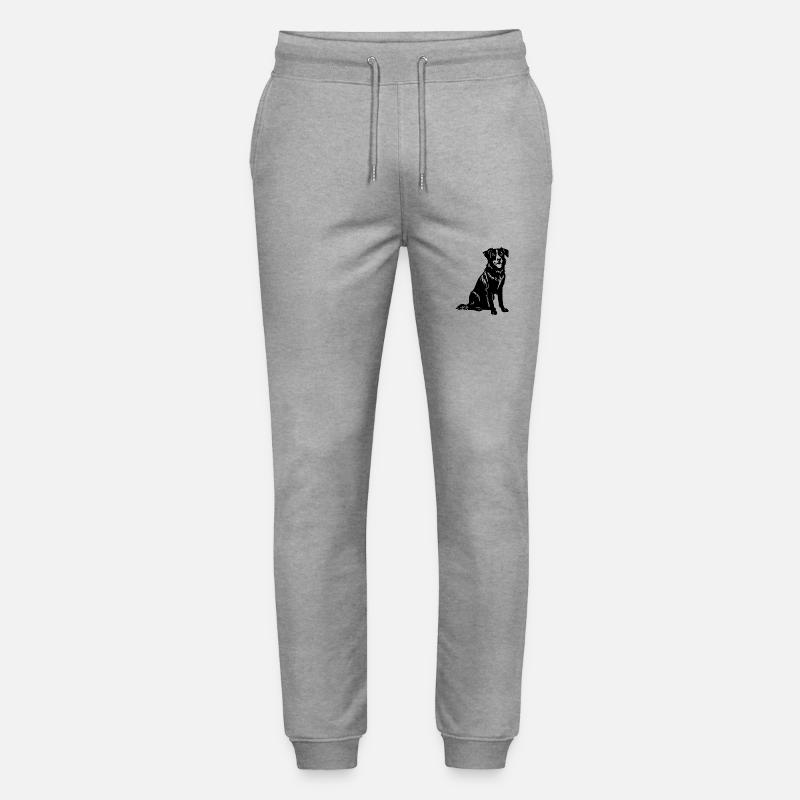 Australian Shepherd Hund - Stanley/Stella Unisex Bio Jogginghose Mover  - Grau meliert