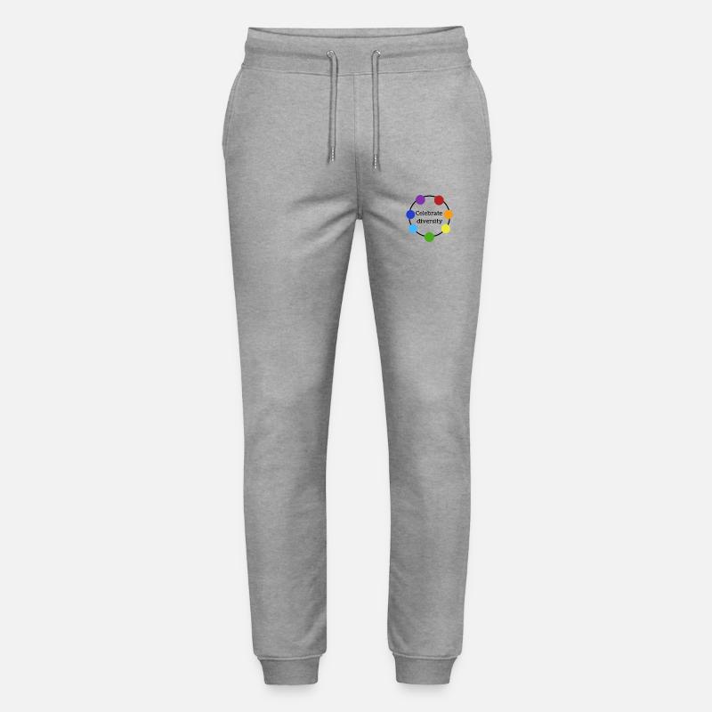 Celebrate differences - Stanley/Stella Unisex Bio Jogginghose Mover  - Grau meliert