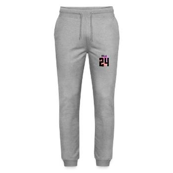 Sylt 24 Jersey 2024 Multicoloured - Stanley/Stella Mover Unisex Organic Jogging Trousers - heather grey - Front - Marisol (170cm) & Nik (191cm)