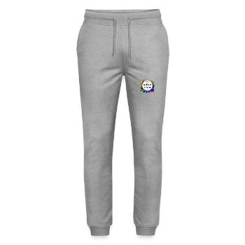 Mallorca Crew Bunt - Stanley/Stella Unisex Bio Jogginghose Mover  - Grau meliert - Vorne - Marisol (170cm) & Nik (191cm)
