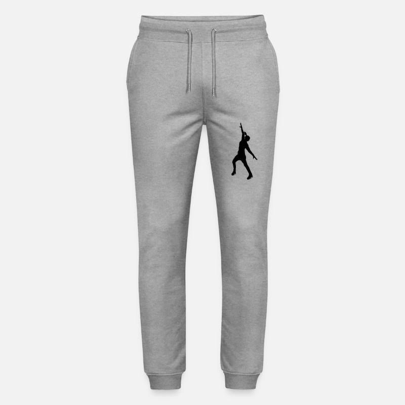 Eiskunst in schwarzer Stille - Stanley/Stella Unisex Bio Jogginghose Mover  - Grau meliert