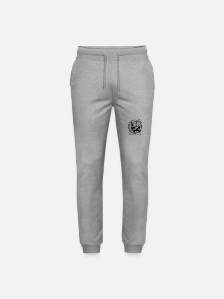 Scuba Diving - Tauchen Silhouette - Stanley/Stella Mover Unisex Organic Jogging Trousers - heather grey