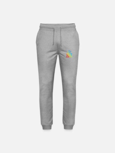 Amsterdam 2024 Bunt - Stanley/Stella Unisex Bio Jogginghose Mover - Grau meliert