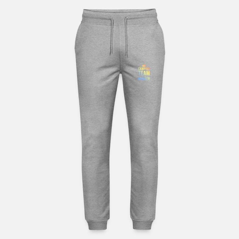 Camping Team Bunt - Stanley/Stella Unisex Bio Jogginghose Mover - Grau meliert