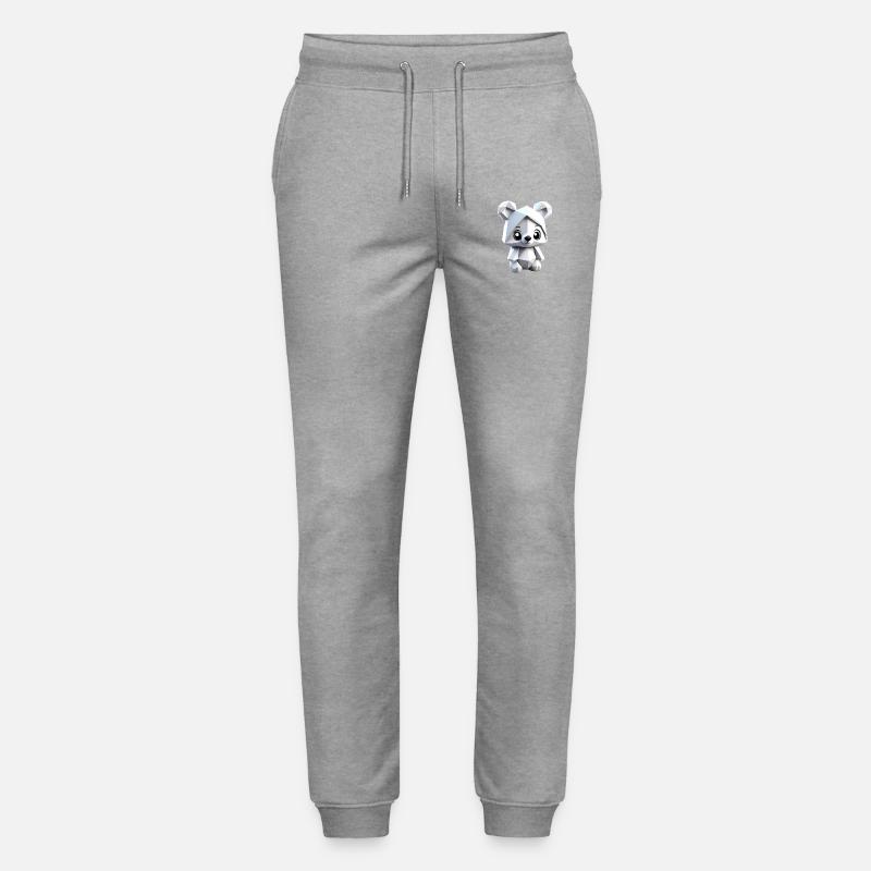 Bären-Kunst - Stanley/Stella Unisex Bio Jogginghose Mover  - Grau meliert
