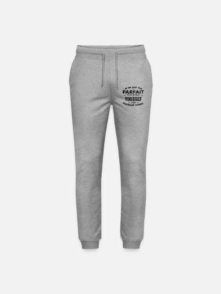 Youssef – A Funny and Proud First Name, Legend - Stanley/Stella Mover Unisex Organic Jogging Trousers - heather grey
