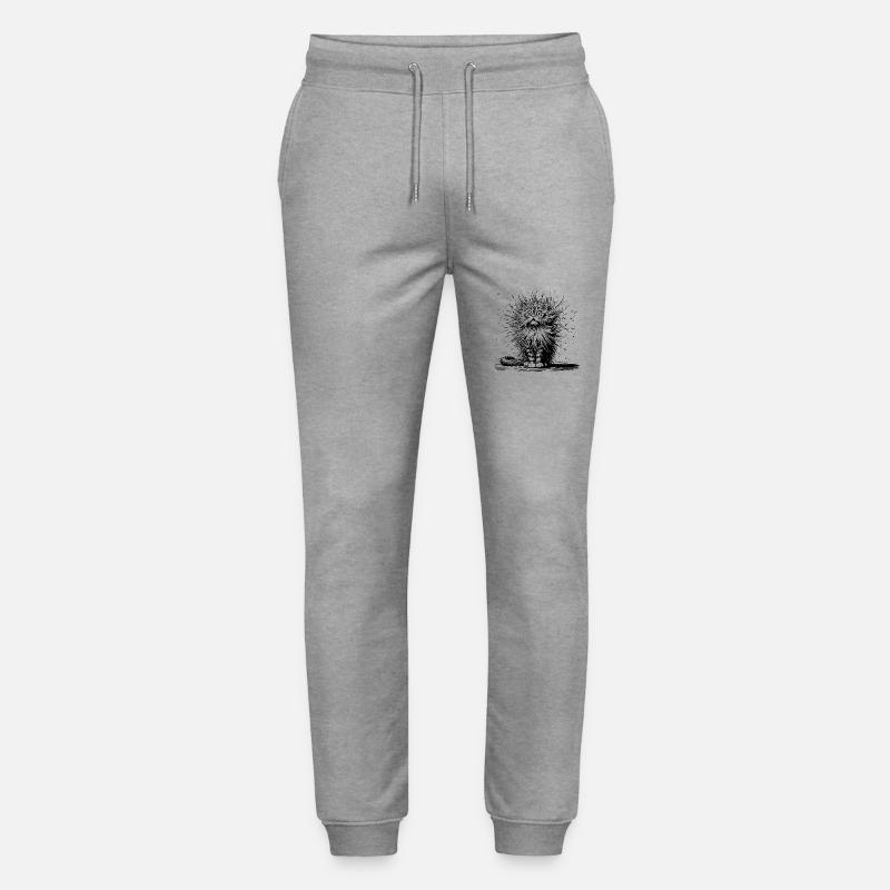 Katze erstaunt, Comic - Stanley/Stella Unisex Bio Jogginghose Mover  - Grau meliert