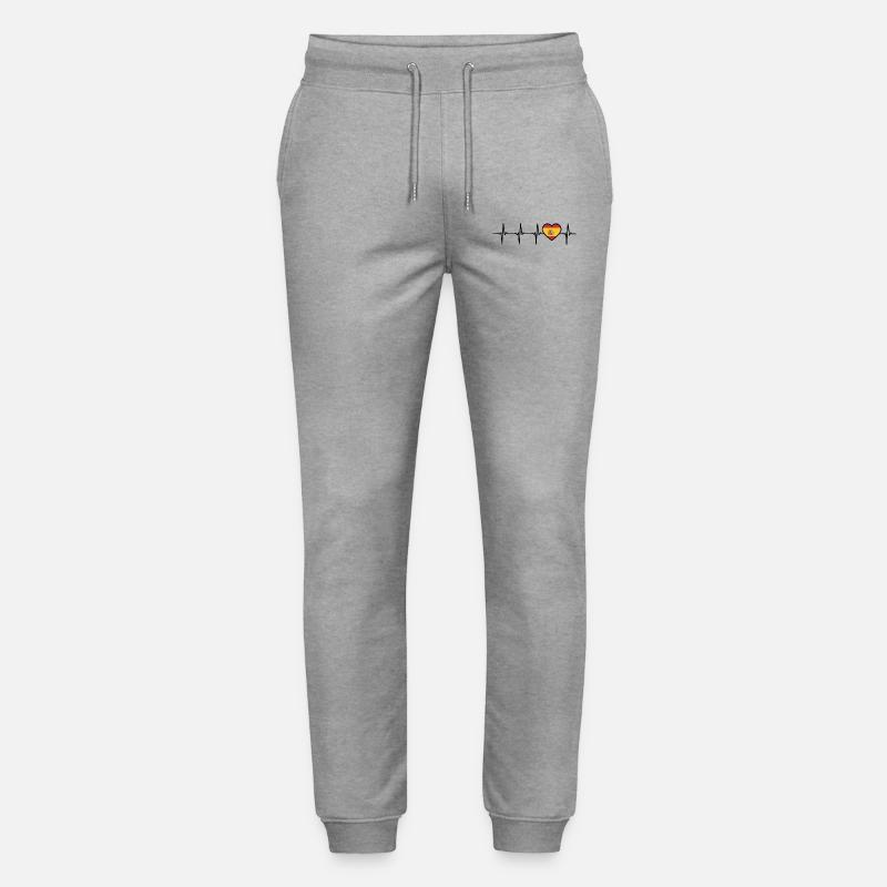 Spanien Herzschlag Spanier - Stanley/Stella Unisex Bio Jogginghose Mover  - Grau meliert