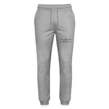 Tante Est. 2025 - Stanley/Stella Unisex Bio Jogginghose Mover  - Grau meliert - Vorne - Marisol (170cm) & Nik (191cm)