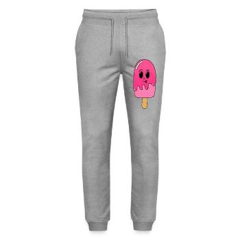 kawaii ice cream | original by. MMJ49 - Stanley/Stella Mover Unisex Organic Jogging Trousers - heather grey - Front - Marisol (170cm) & Nik (191cm)