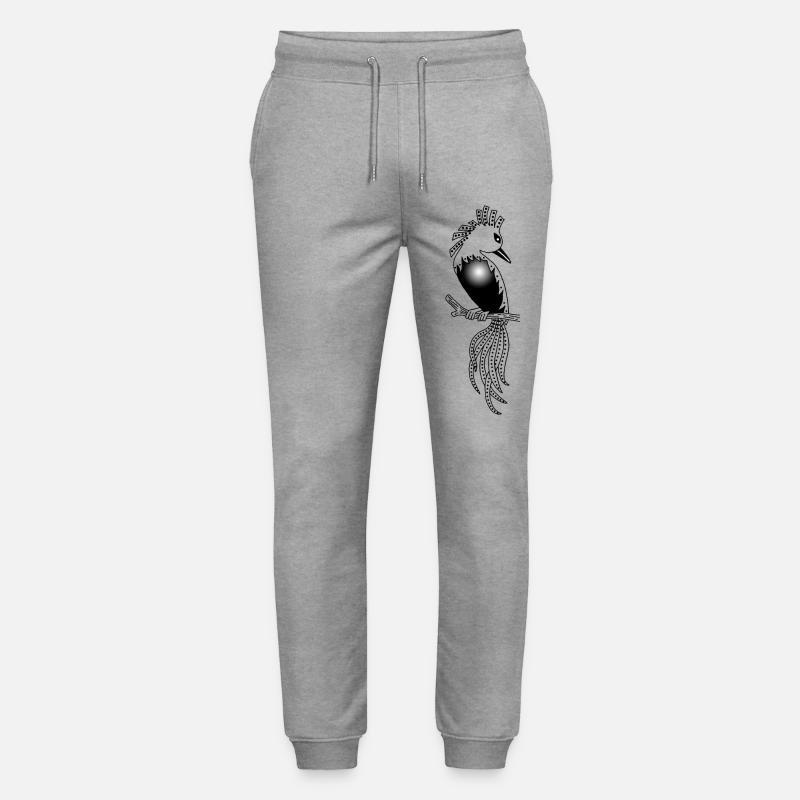 Der Onyx-Vogel - Stanley/Stella Unisex Bio Jogginghose Mover  - Grau meliert