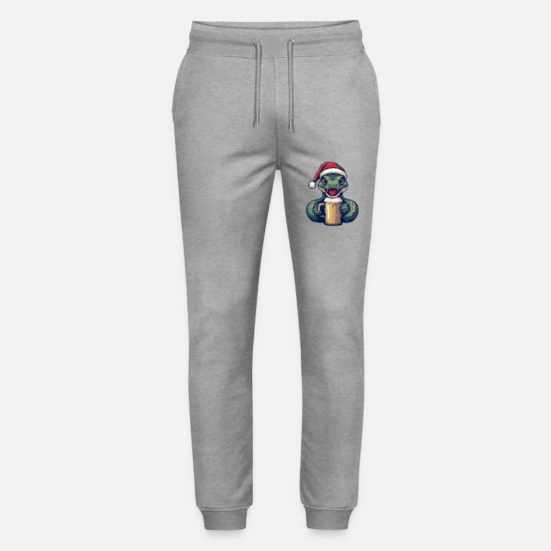 Bière de Noël Snake Cobra - Pantalon de jogging bio MOVER Stanley/Stella unisexe - gris chiné